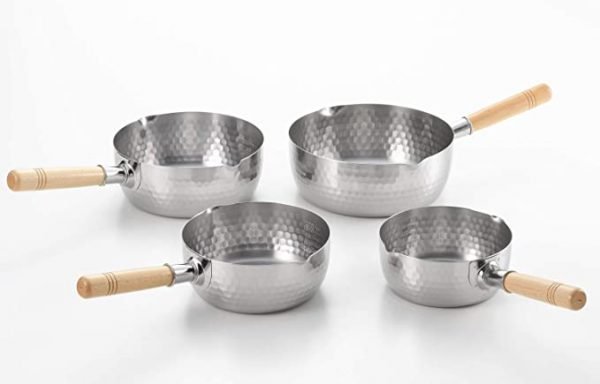 Yoshikawa Yukihara Stainless Steel Saucepan-16 cm , made in Japan
