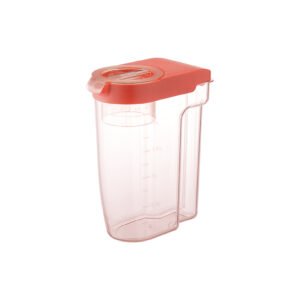 Liberalista Rice Stocker , Red , with measuring cup, Japan import, made in Vietnam
