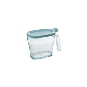 Liberalista Plastic Container for Spice, Sugar, Salt, Herb, Flour, Coffee, Beans etc.. Sky Blue Colour, Slim size, Japan Import, made in Vietnam