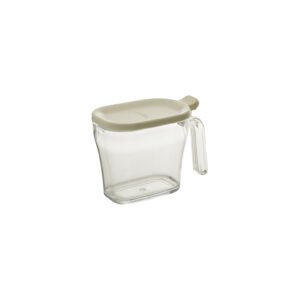 Liberalista Plastic Container for Spice, Sugar, Salt, Herb, Flour, Coffee, Beans etc.. White Colour, Slim size, Japan Import, made in Vietnam