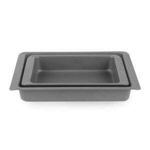 Russell Hobbs Shield 2-Piece Grey PFOA Free Roaster Set – 32/38 cm