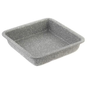 Salter Marblestone 23cm Square, Carbon Steel PFOA Free Cake Tin